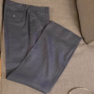 Navy linen pants , size 10